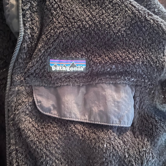 Patagonia women’s size M black full zip synchilla fleece snap pocket jacket - Picture 5 of 5